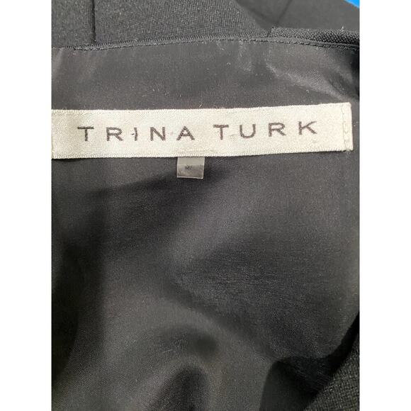 Trina Turk Black Sheath Dress - Size L (EUC) - Picture 5 of 6